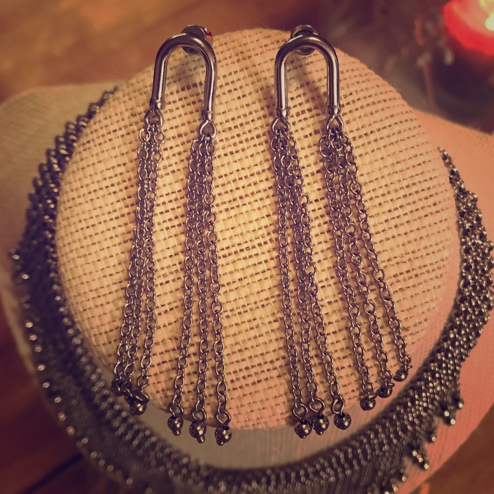 C + I Waterfall earrings